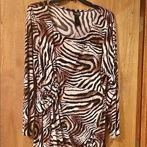 Bisou Bisou Animal Print Dress for Your Curves!